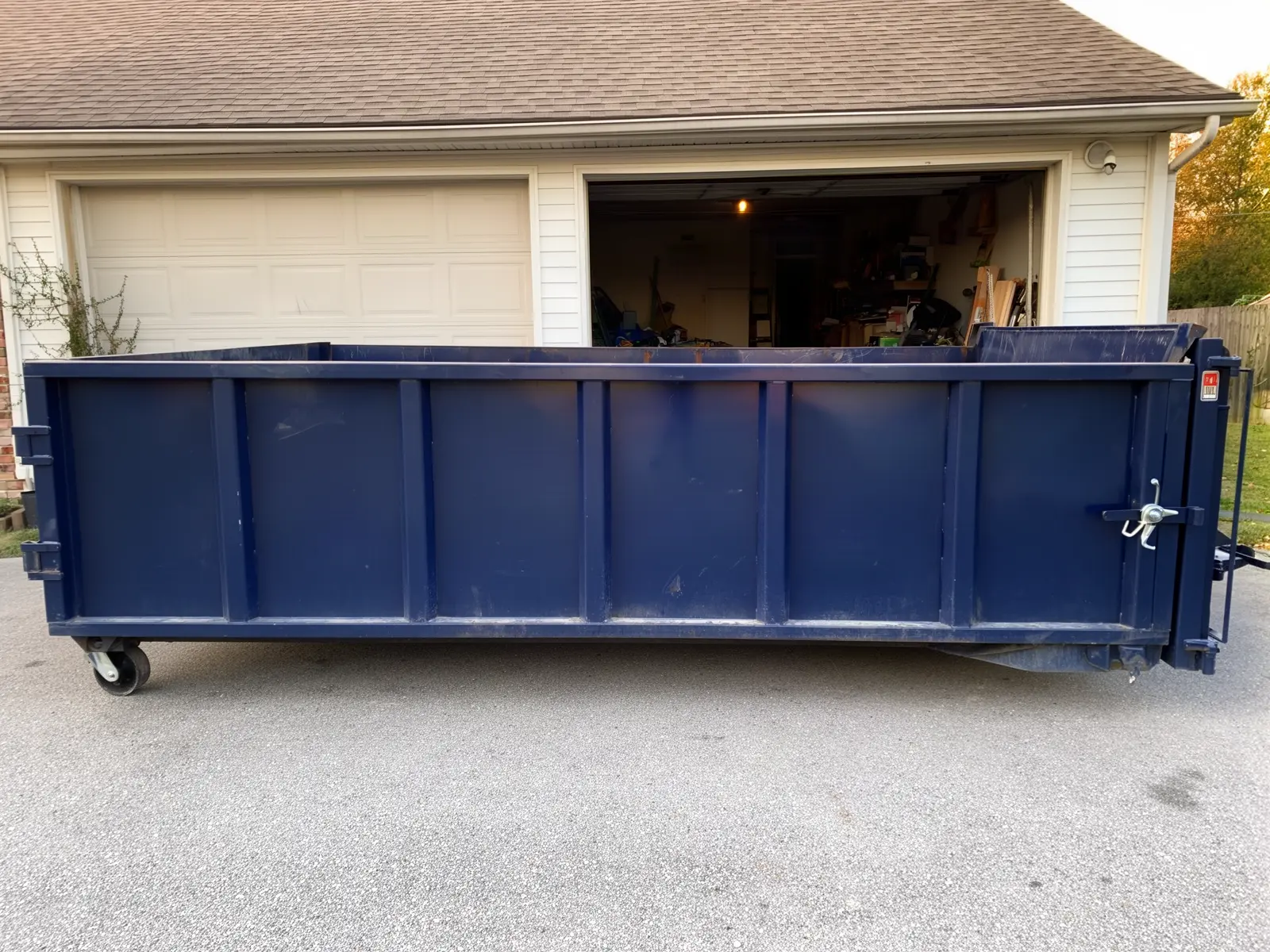 Roll-off dumpster from Badger Basin Dumpster Rental in Rialto, CA